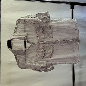 Casual Sheer Striped Small Blouse